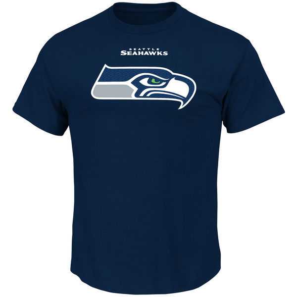 Seattle Seahawks Majestic Critical Victory WEM T-Shirt - Navy Blue,We sell and wholesale Seattle Seahawks Majestic Critical Victory WEM T-Shirt - Navy Blue on line form chian!